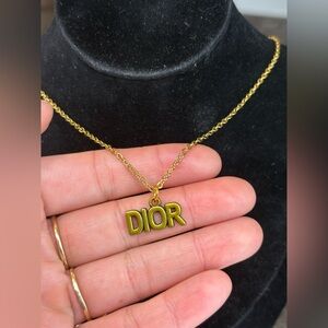 Dior Gold bronze Necklace